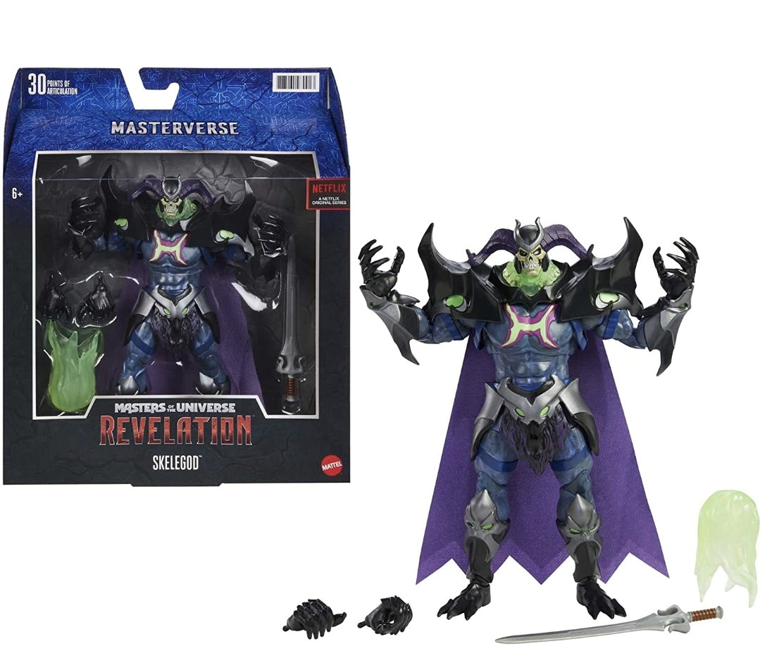 Mattel Masterverse Netflix Masters Of The Universe Revelation Skelegod Action Figure