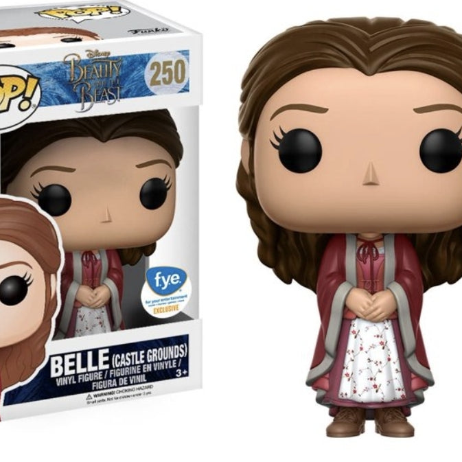 Funko Pop! Disney Beauty and The Beast (Castle Grounds) #250 FYE Exclusive DMG