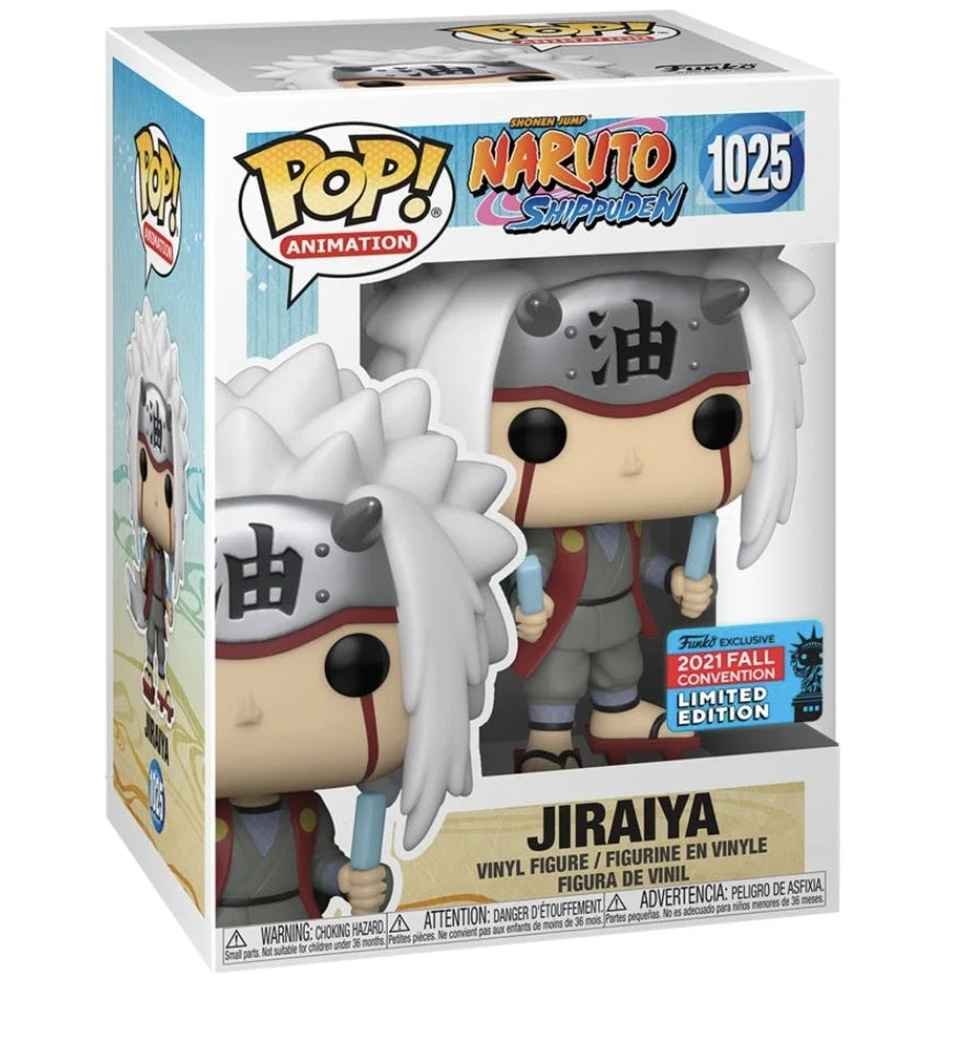 Funko Pop! Animation Naruto Shippuden Jiraiya #1025 NYCC 2021 Exclusive (Shared Sticker)