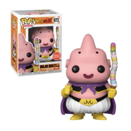 Funko Pop! Animation Dragonball Z Majin Buu With Ice Cream #973 Gamestop Exclusive