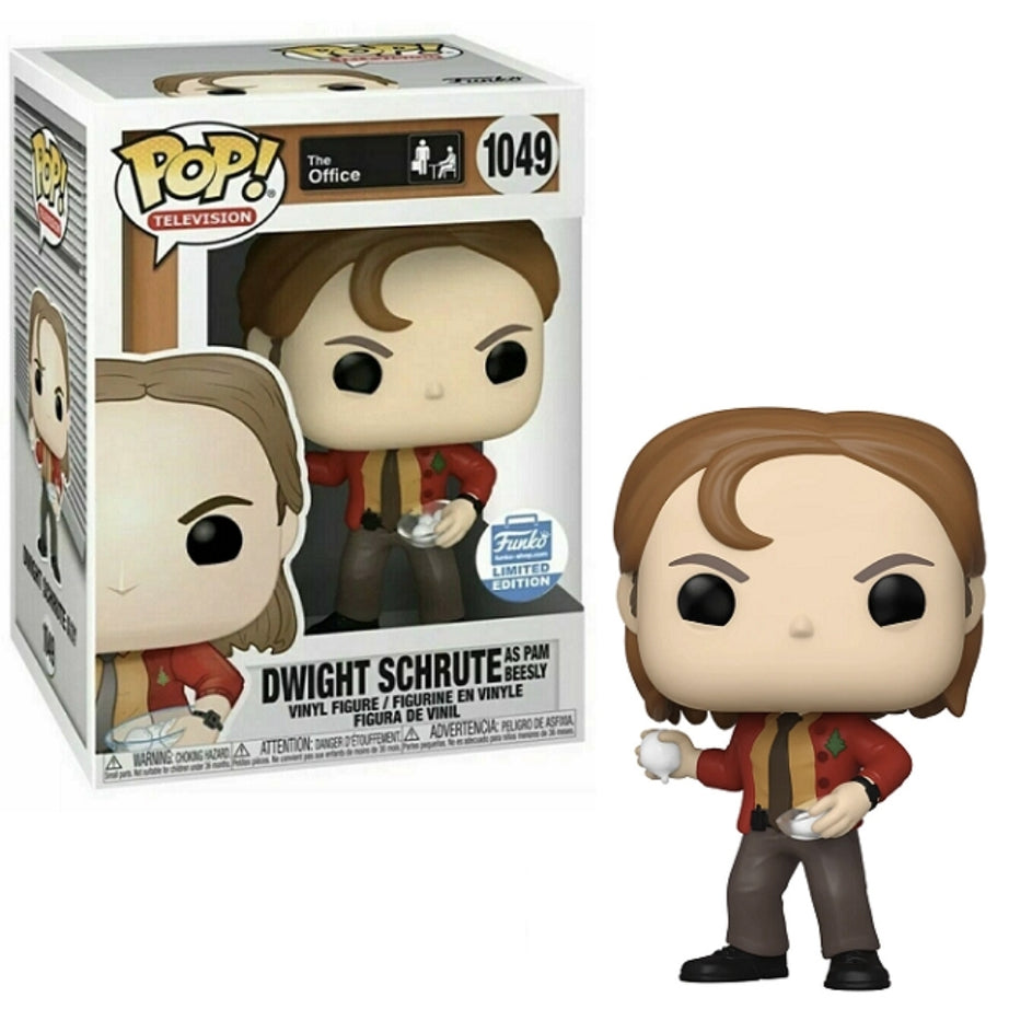 Funko Pop! Television The Office Dwight Schrute As Pam Beesly #1049 Funko Shop Exclusive