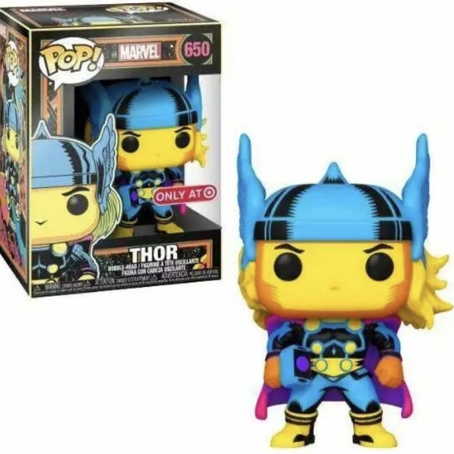 Funko Pop! Marvel Thor (Blacklight) #650 Target Exclusive