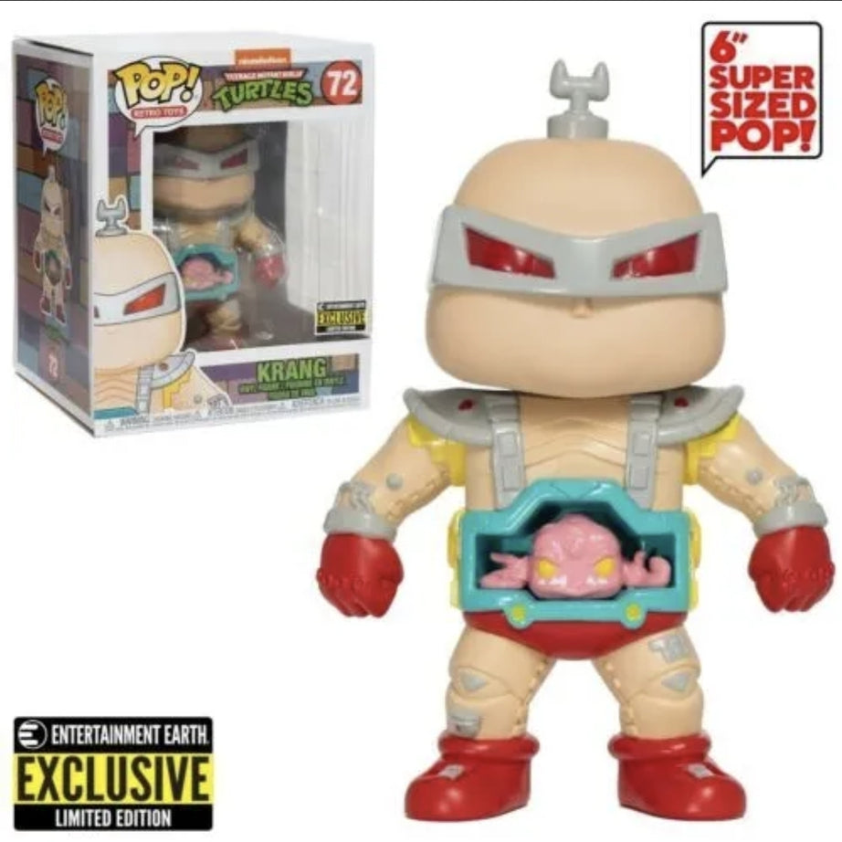 Funko Pop! Retro Toys Teenage Mutant Ninja Turtles Krang #72 Entertainment Earth Exclusive