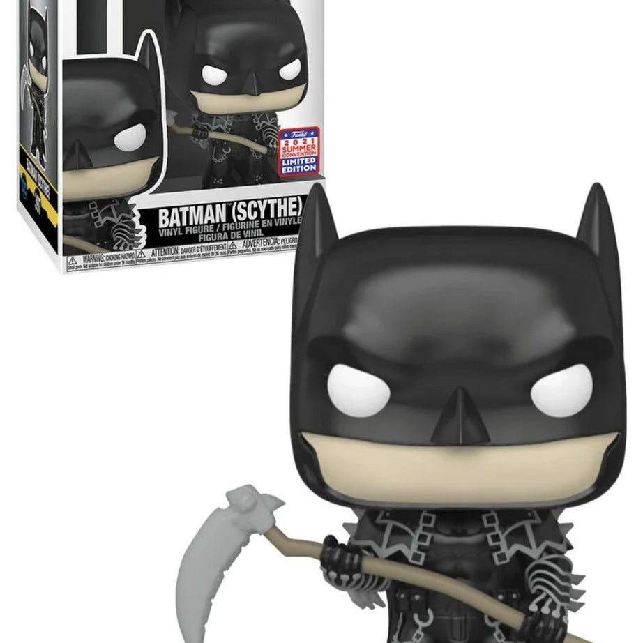 Funko Pop! Heroes Batman (Scythe) #397 San Diego Comicon 2021 Virtual Funkon Shared Exclusive Sticker