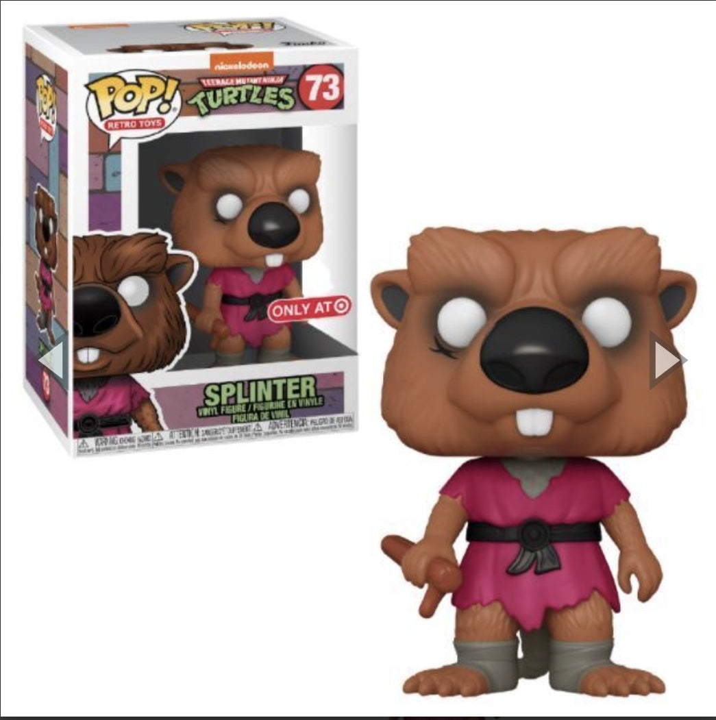 Funko Pop! Retro Toys Nickelodeon Teenage Mutant Ninja Turtles Splinter #73 Target Exclusive