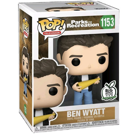 Funko Pop! Television Parks and Recreation Ben Wyatt #1153 Big Apple Collectibles Exclusive