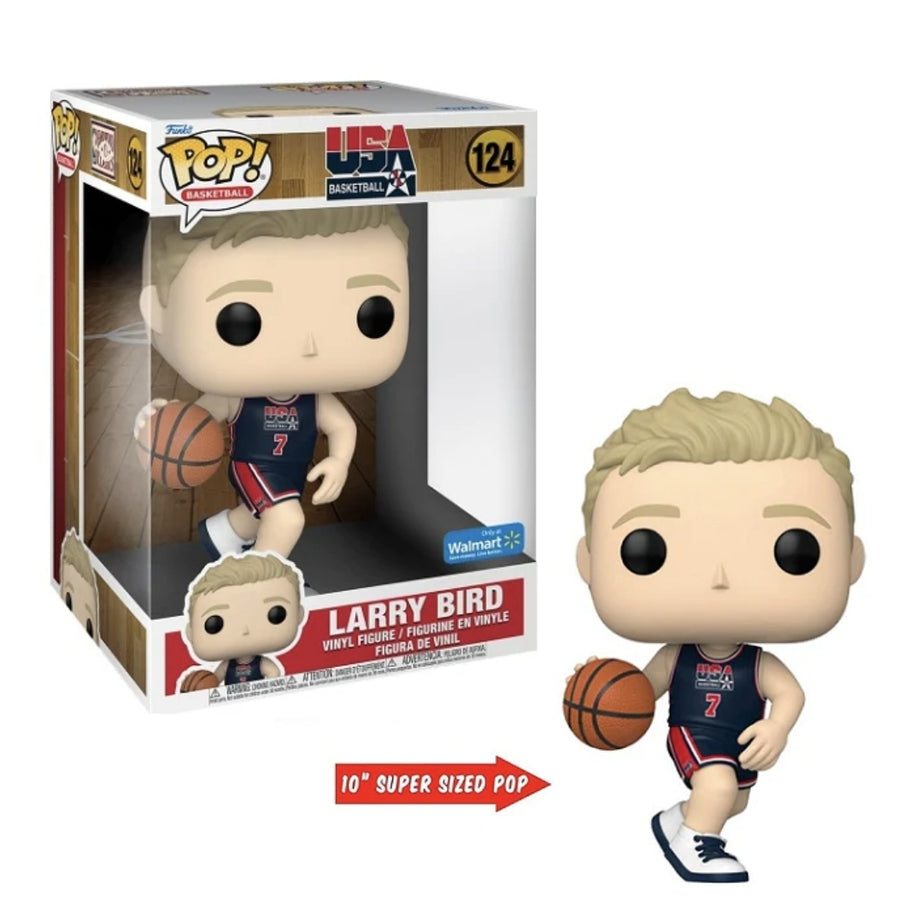 Funko Pop! Basketball USA Basketball Larry Bird #124 Walmart Exclusive 10 Inch Pop