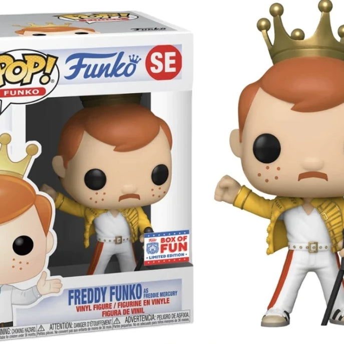Funko Pop! Funko Freddy Funko As Freddie Mercury SE Box Of Fun Exclusive