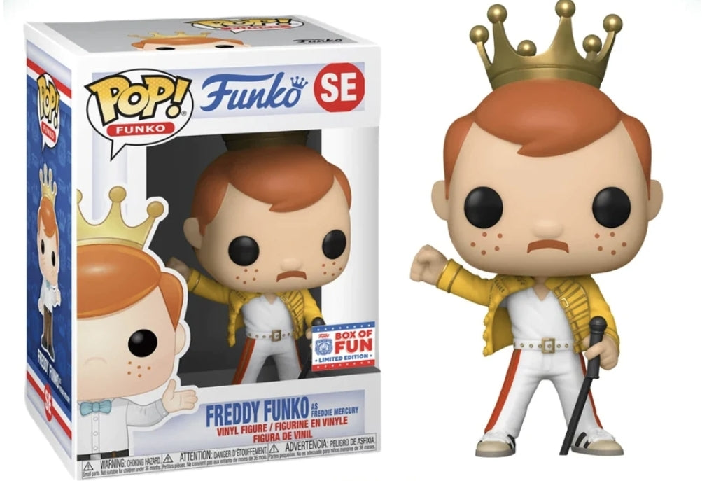 Funko Pop! Funko Freddy Funko As Freddie Mercury SE Box Of Fun Exclusive