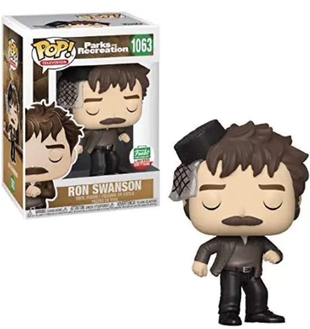 Funko Pop! Television Parks and Recreation Ron Swanson #1063 Funko Shop Exclusive