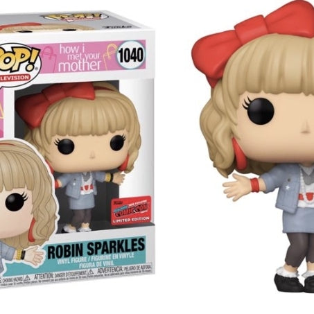 Funko Pop! Television How I Met Your Mother Robin Sparkles #1040 NYCC 2020 Exclusive (Official Sticker)
