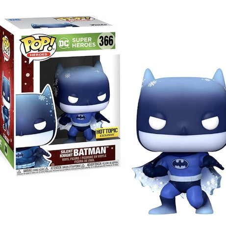 Funko Pop! Heroes DC Superheroes Silent Knight Batman #366 Hot Topic Exclusive