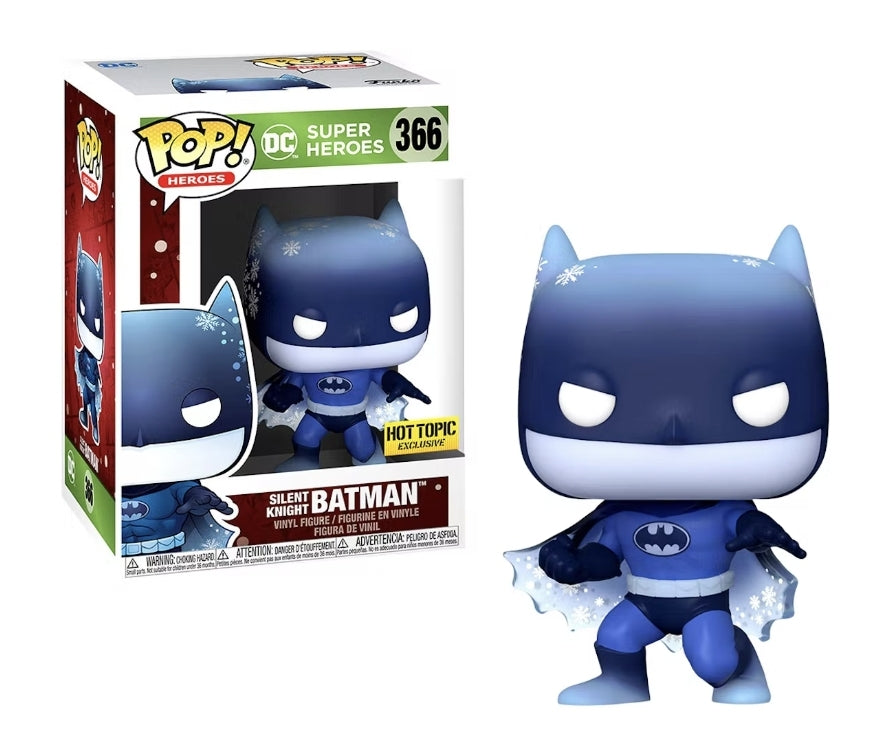 Funko Pop! Heroes DC Superheroes Silent Knight Batman #366 Hot Topic Exclusive