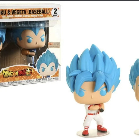 Funko Pop! Animation Dragonball Z Goku & Vegeta (Baseball) 2-Pack Box Lunch Exclusive