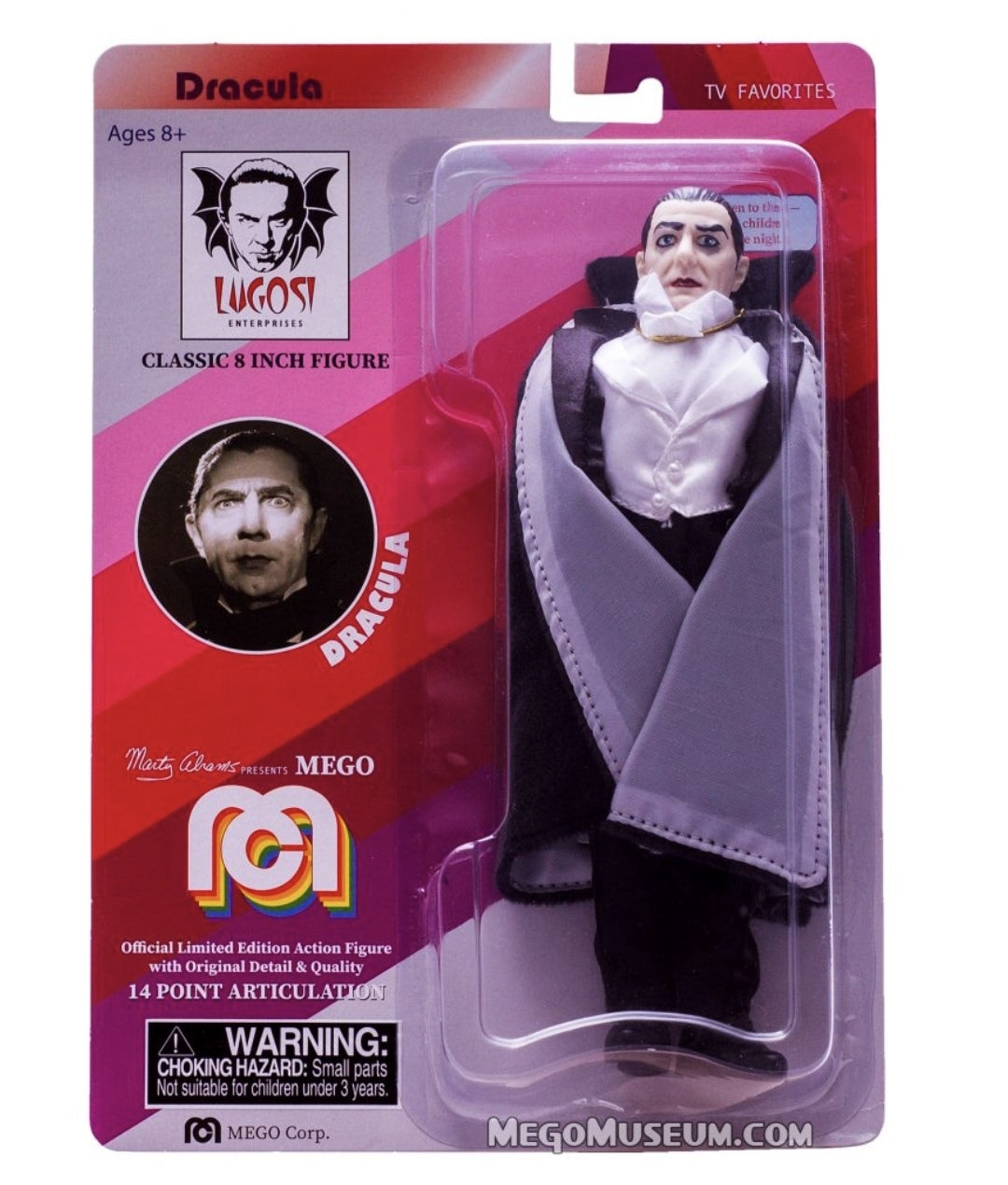 Mego Toys Bela Lugosi As Dracula  8-Inch Figure