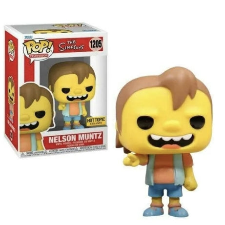 Funko Pop! Television The Simpsons Nelson Muntz #1205 Hot Topic Exclusive