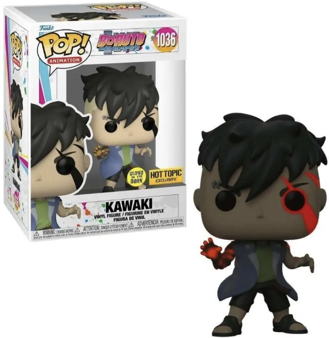 Funko Pop! Animation Boruto Kawaki #1036 Glow In The Dark Hot Topic Exclusive