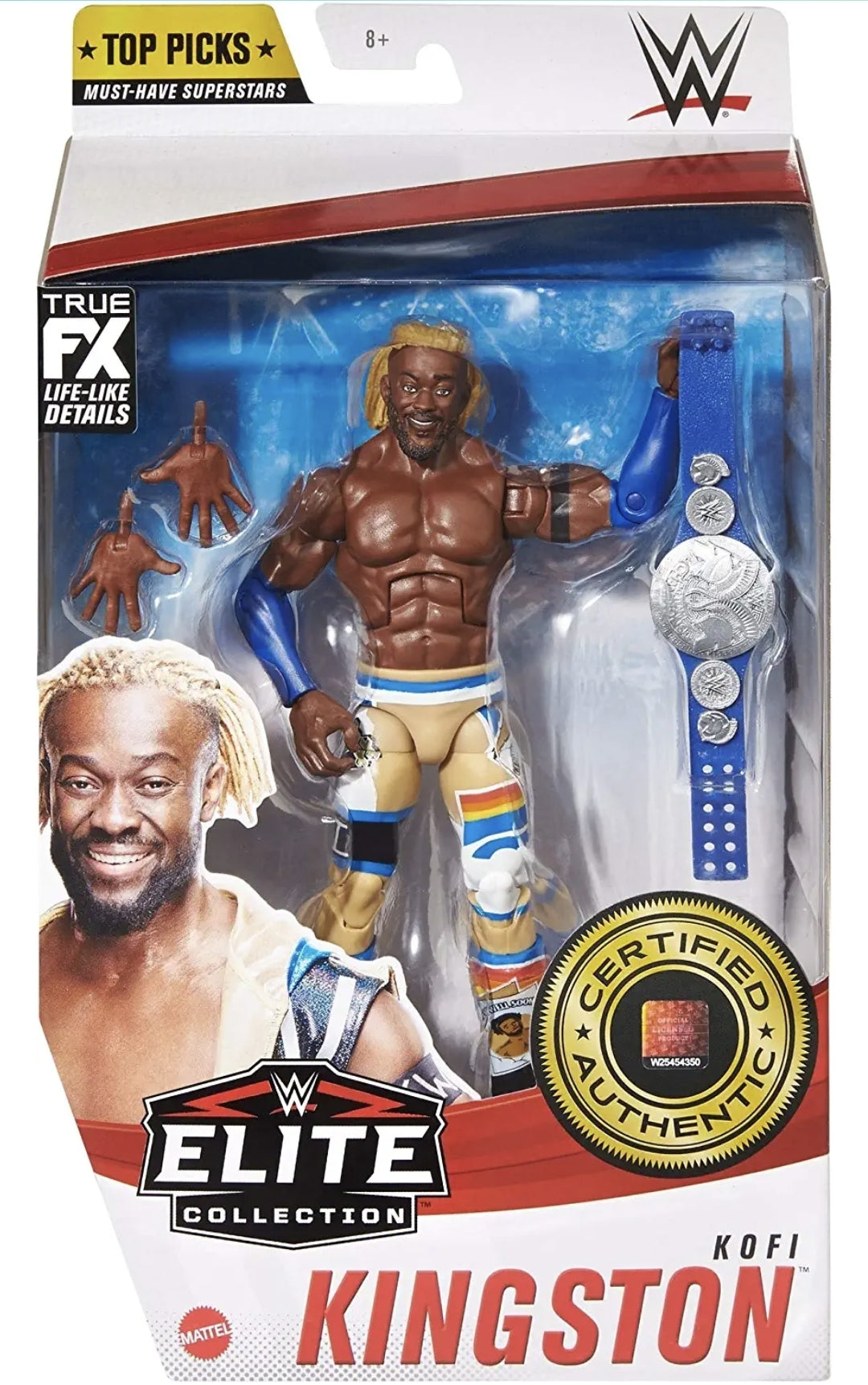 Mattel WWE Elite Collection Top Picks Kofi Kingston