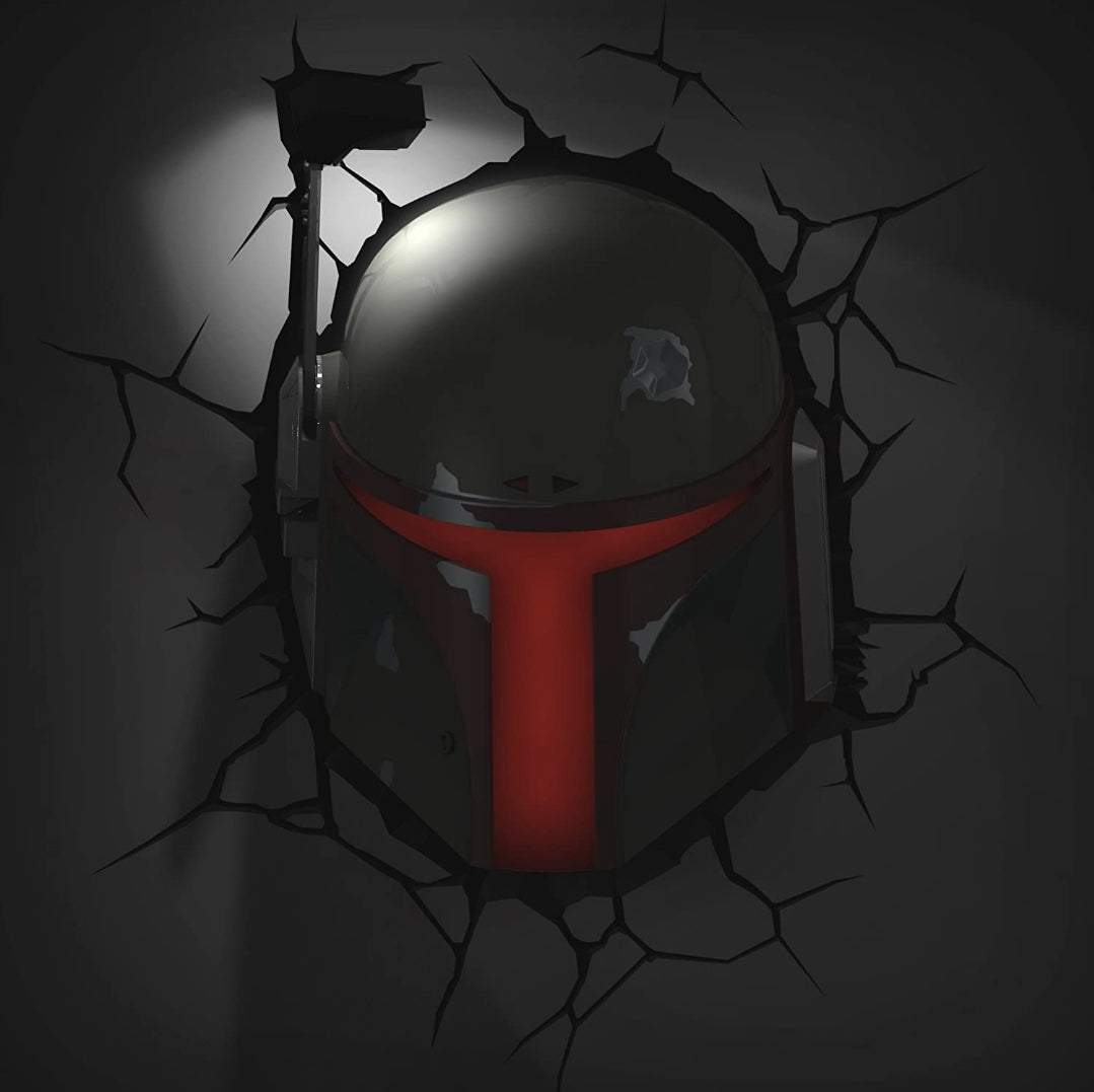 Disney Star Wars 3D Light FX Boba Fett 3D Deco Night Light