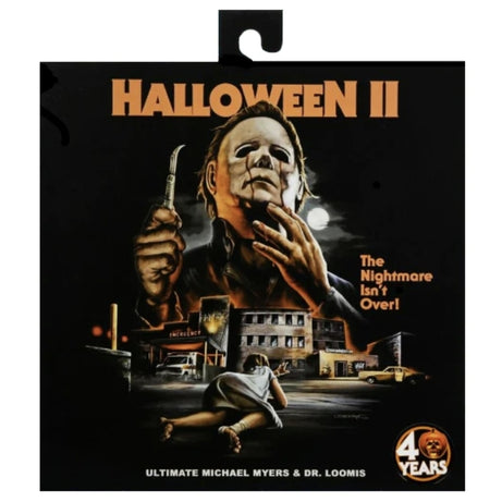 Neca Halloween II 40 Years Ultimate Michael Myers & Dr. Loomis 7 Inch Action Figure 2-Pack