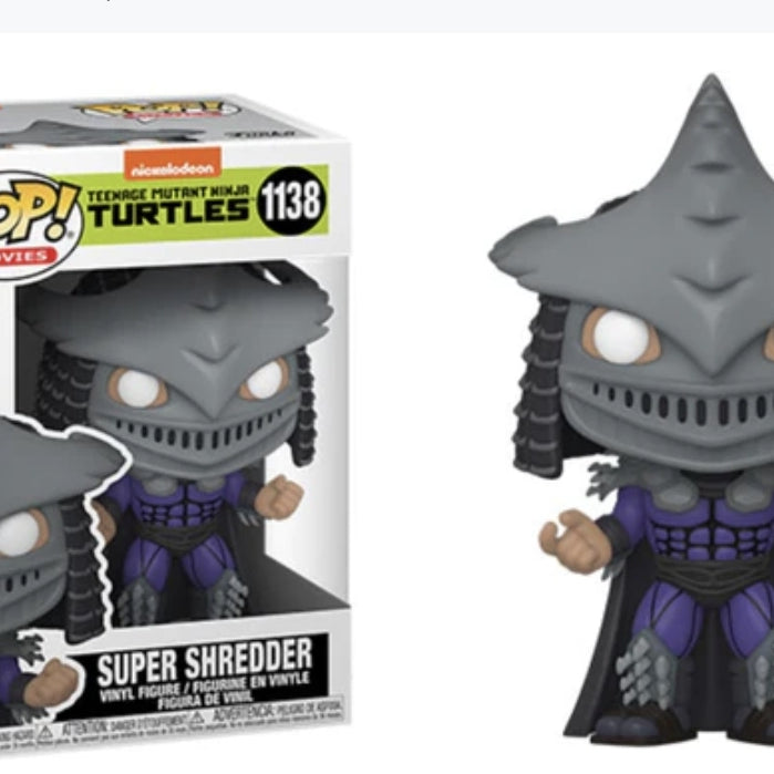 Funko Pop! Movies Nickelodeon Teenage Mutant Ninja Turtles II Secret Of The Ooze Super Shredder #1138