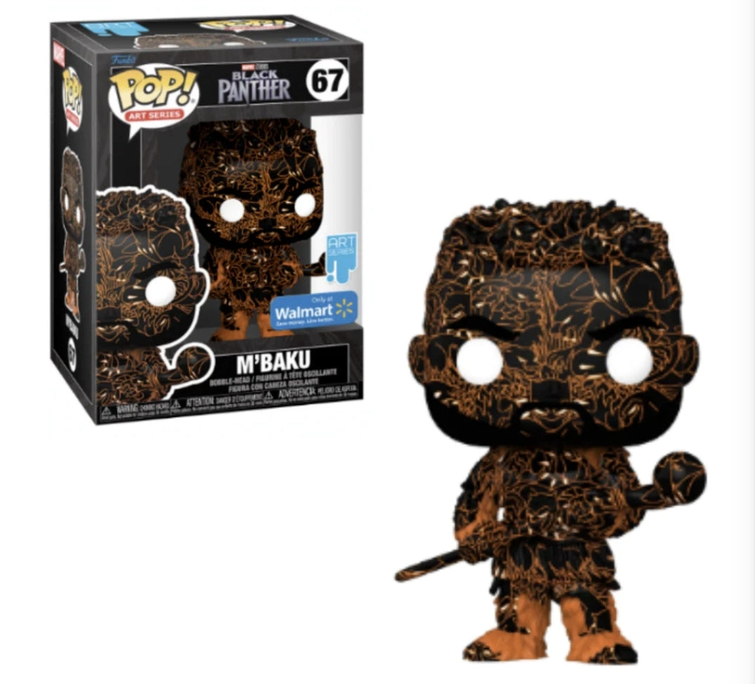 Funko Pop! Art Series Marvel Studios Black Panther M'Baku #67 Walmart Exclusive