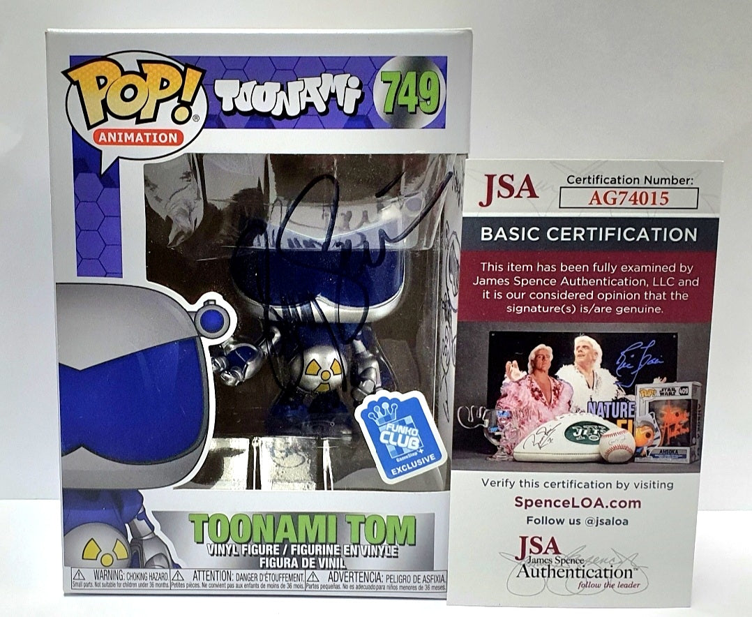 (SIGNED)Funko Pop! Animation Toonami Tom #749 Funko Club Exclusive