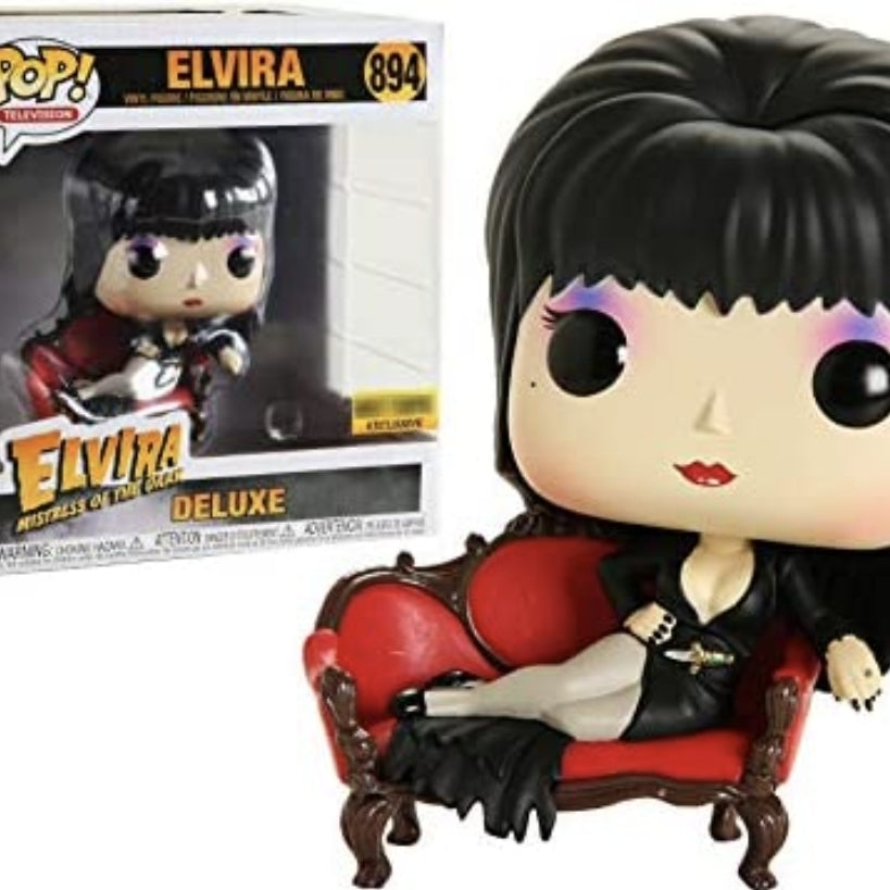 Funko Pop! Icons Elvira Mistress Of The Dark #894 Deluxe Hot Topic Exclusive