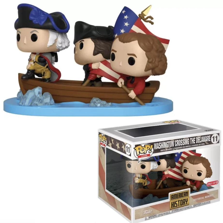 Funko Pop! Icons American History Historical Moments Washington Crossing The Delaware #11 Target Exclusive