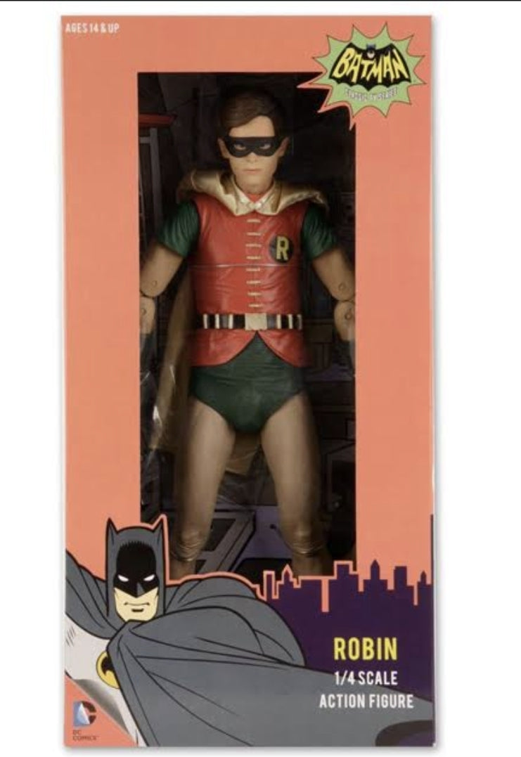 Neca Batman TV Series 1966 Robin 1/4 Scale 18 Inch Action Figure