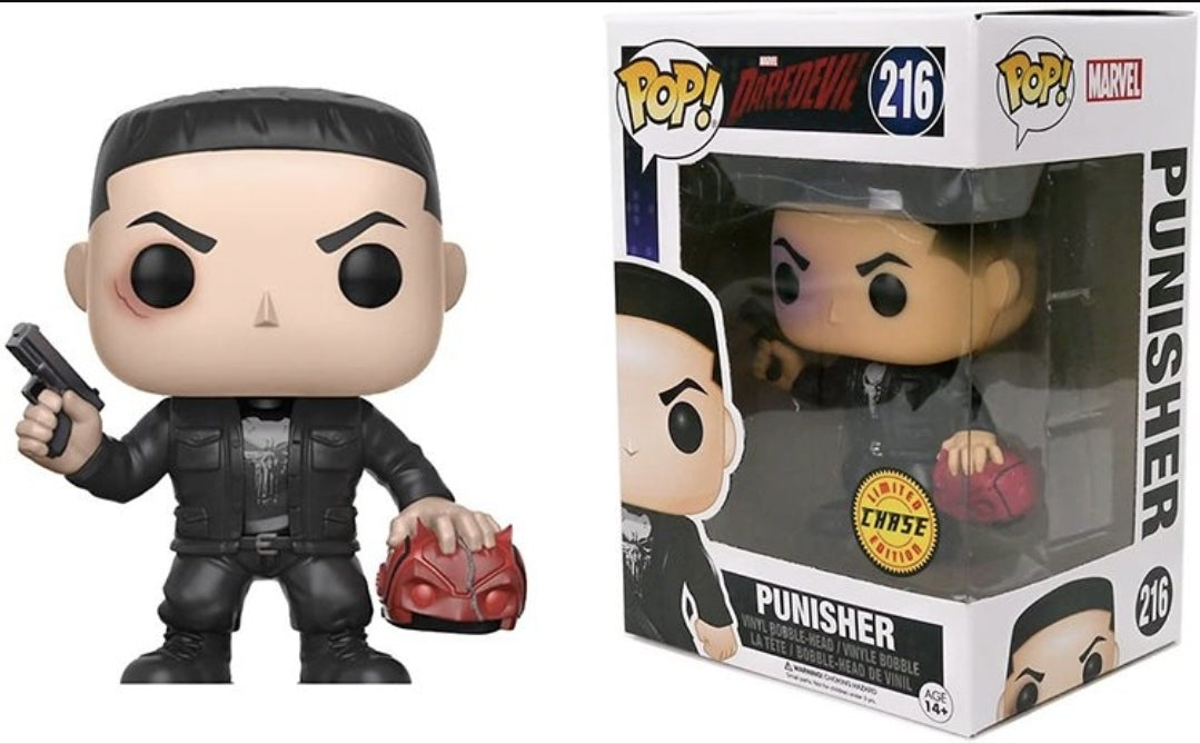 Funko Pop! Marvel Netflix Daredevil Punisher #216 Chase Edition