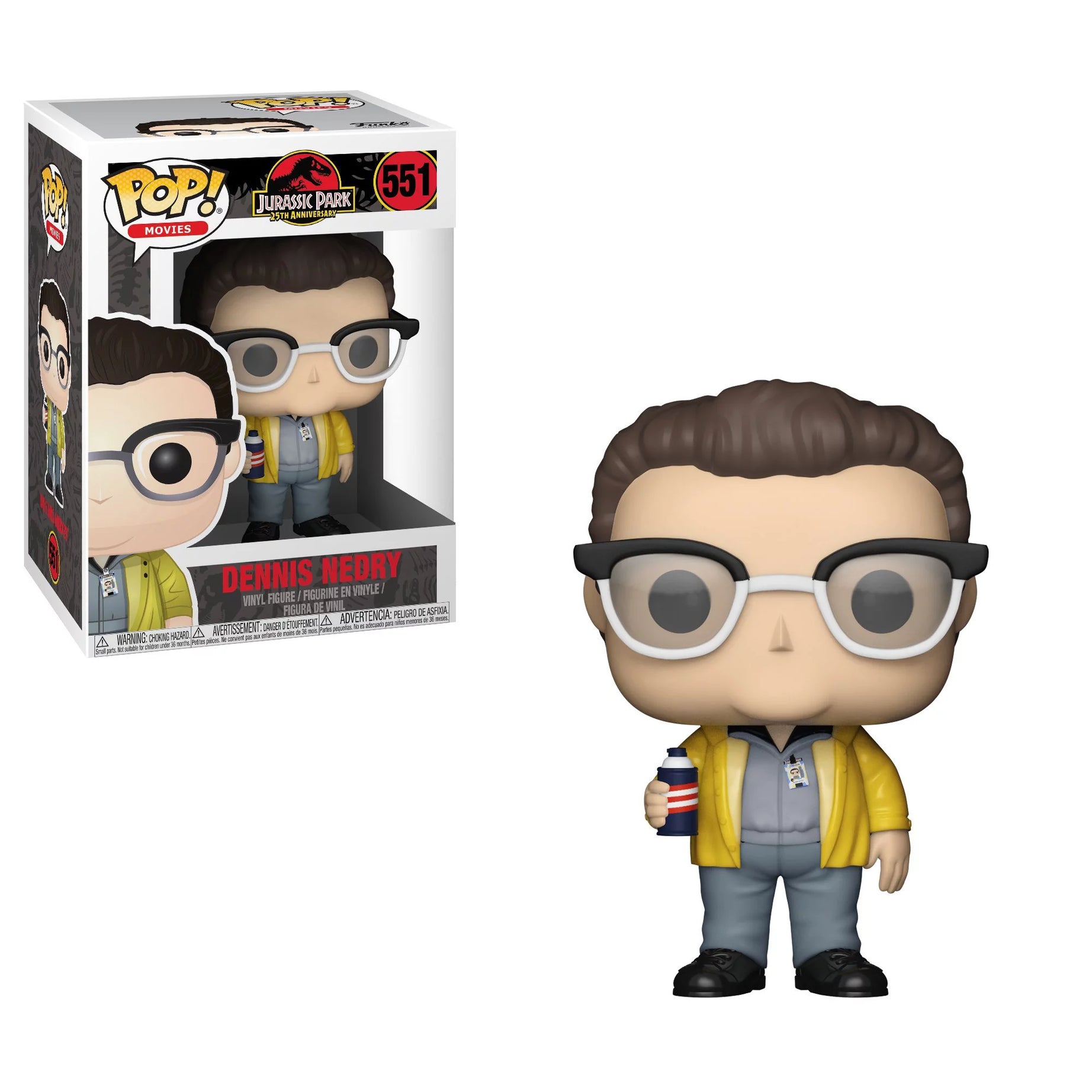 Funko Pop! Movies Jurassic Park 25th Anniversary Dennis Nedry #551