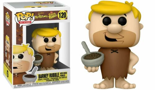 Funko Pop! Ad Icons The Flintstones Cocoa Pebbles Barney Rubble With Cocoa Pebbles