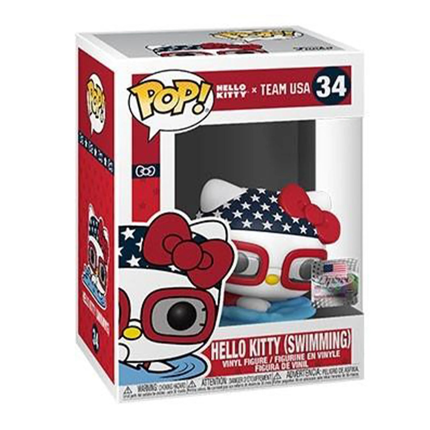 Funko Pop! Hello Kitty X Team USA Hello Kitty (Swimming) #34