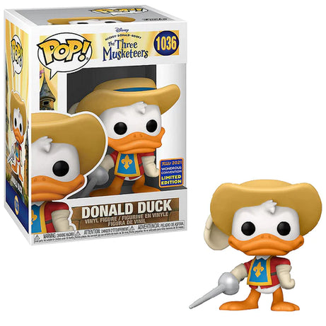 Funko Pop! Disney The Three Musketeers Donald Duck #1036 2021 Wondrous Convention Limited Edition Exclusive