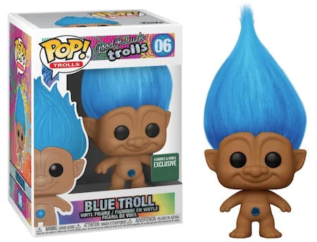 Funko Pop! Disney Good Luck Trolls Blue Troll #06 Barnes & Noble Exclusive