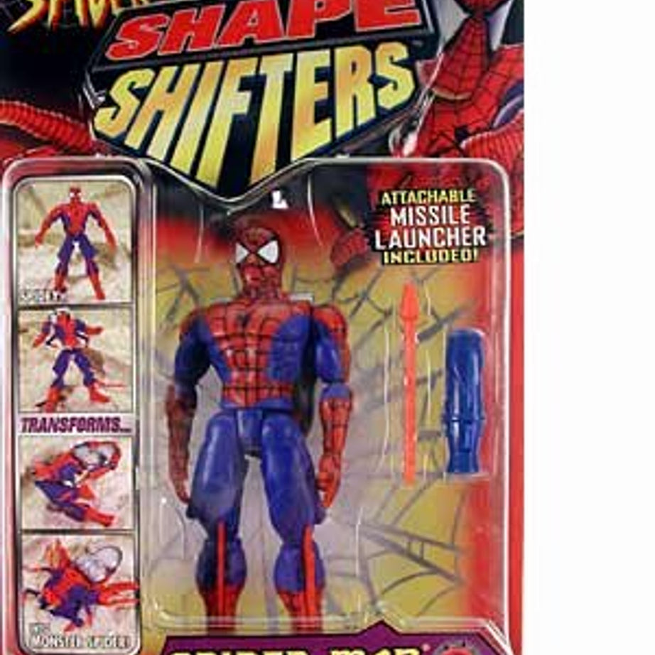 Toy Biz Marvel Comics Sneak Attack Shape Shifters Spider-Man