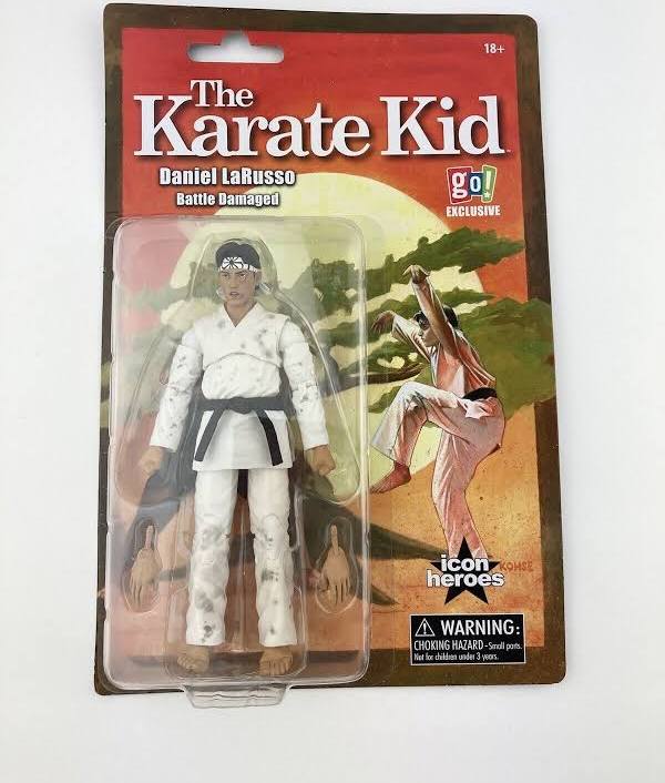 Icon Heroes The Karate Kid Daniel LaRusso Battle Damaged GO! Exclusive