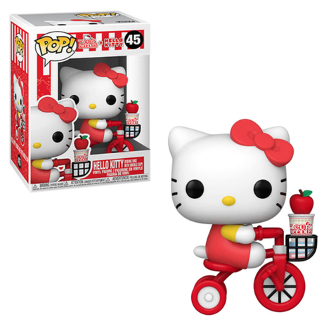 Funko Pop! Hello Kitty X Cup Noodles Hello Kitty (Riding Bike With Noodle Cup) #45