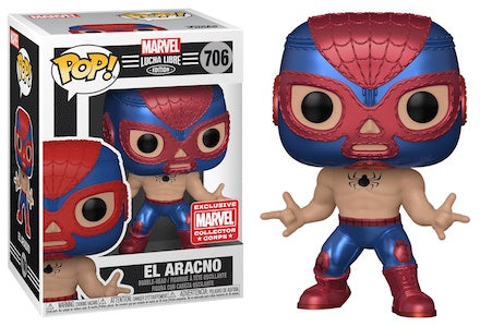 Funko Pop! Marvel Lucia Libre Edition El Aracno #706 Marvel Collector Corps Exclusive