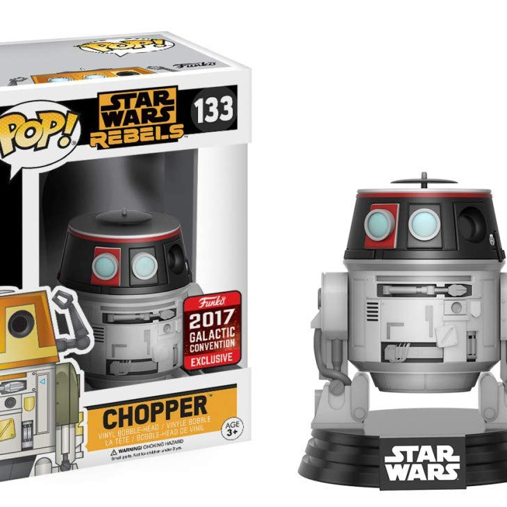 Funko Pop! Star Wars Rebels Chopper #133 2017 Galactic Convention Exclusive