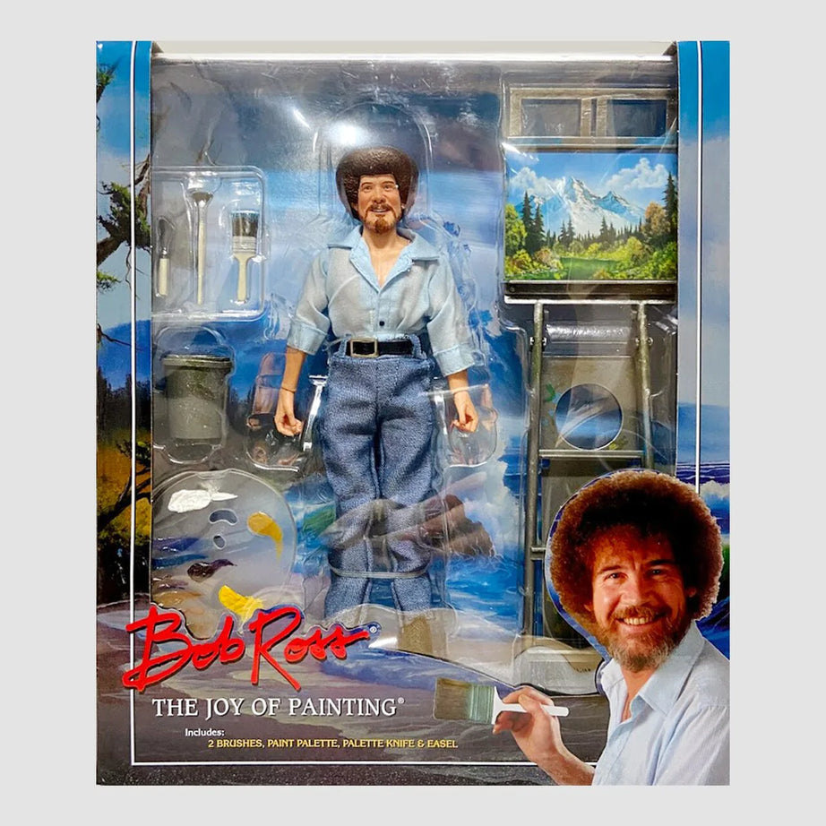 NECA Reel Toys Bob Ross The Joy Of Painting