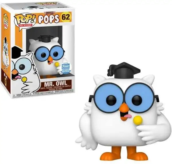 Funko Pop! Ad Icons Tootsie Roll Pops Mr. Owl #62 Funko Shop Exclusive