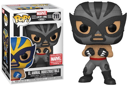 Funko Pop! Marvel Lucia Libre Edition El Animal Indestructible #711 Marvel Collector Corps Exclusive