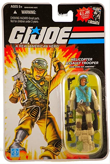 Hasbro G.I. Joe A Real American Hero Helicopter Assault Trooper Code Name: SGT. Airborne