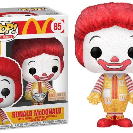 Funko Pop! Ad Icons McDonald’s Ronald McDonald #85 Box Lunch Special Edition Diamond Collection