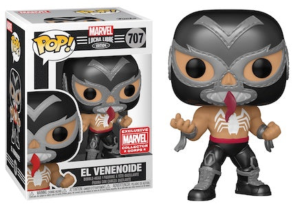 Funko Pop! Marvel Lucia Libre Edition El Venenoide #707 Marvel Collector Corps Exclusive
