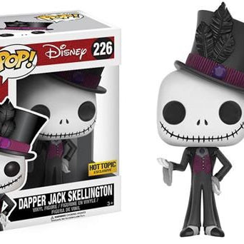 Funko Pop! Disney The Nightmare Before Christmas Dapper Jack Skellington #226 Hot Topic Exclusive