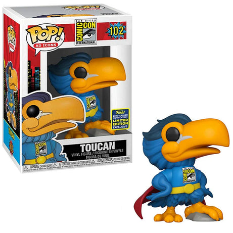 Funko Pop! Ad Icons Toucan #102 SDCC International 2020 Exclusive (Shared Sticker)