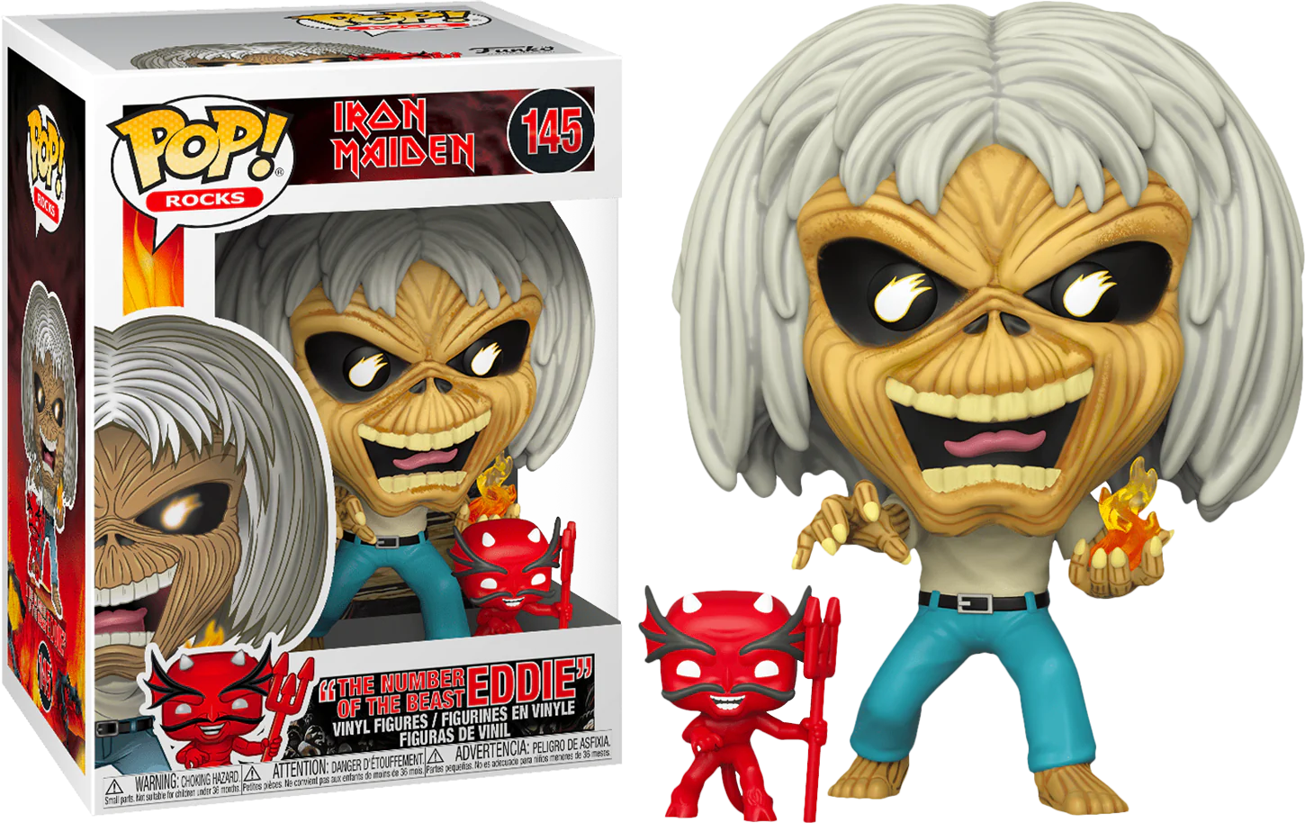 Funko Pop! Rocks Iron Maiden "The Number Of The Beast Eddie” #145